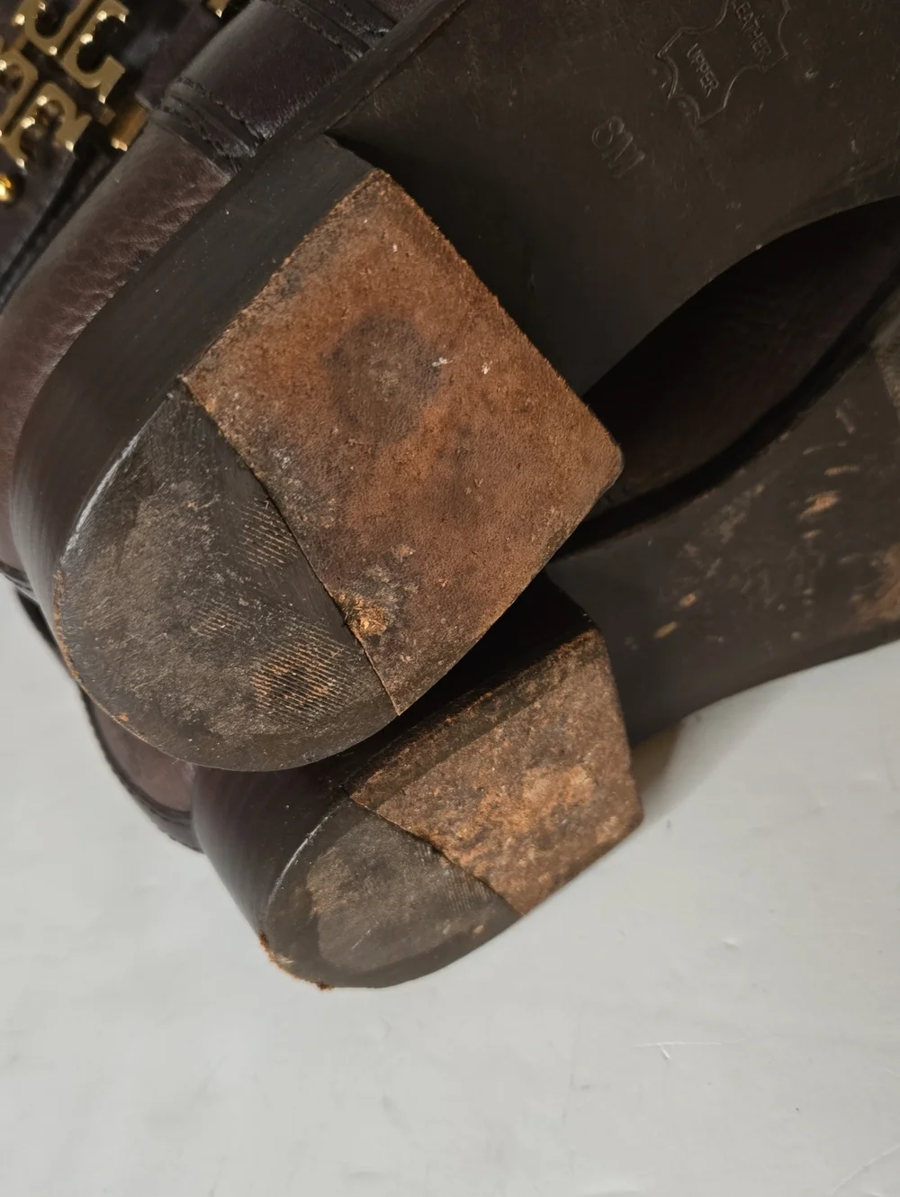 Tori Burch Tall Brown Riding Boots Size 8M